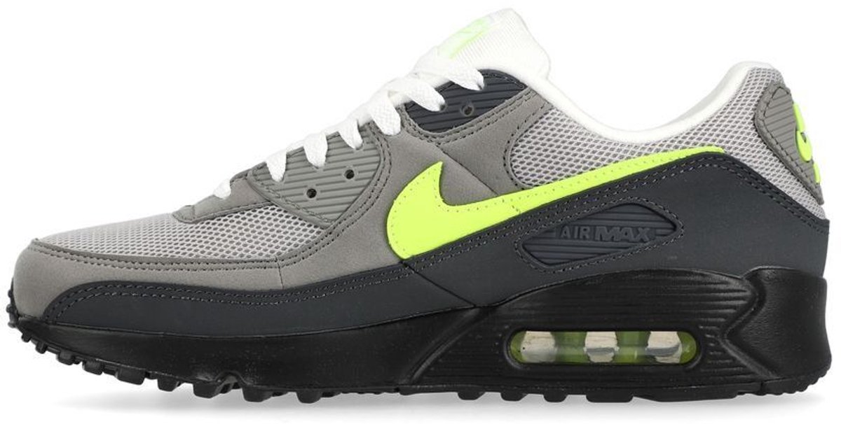 Nike Nike Air Max 90 Heren Sneaker Neon Zwart