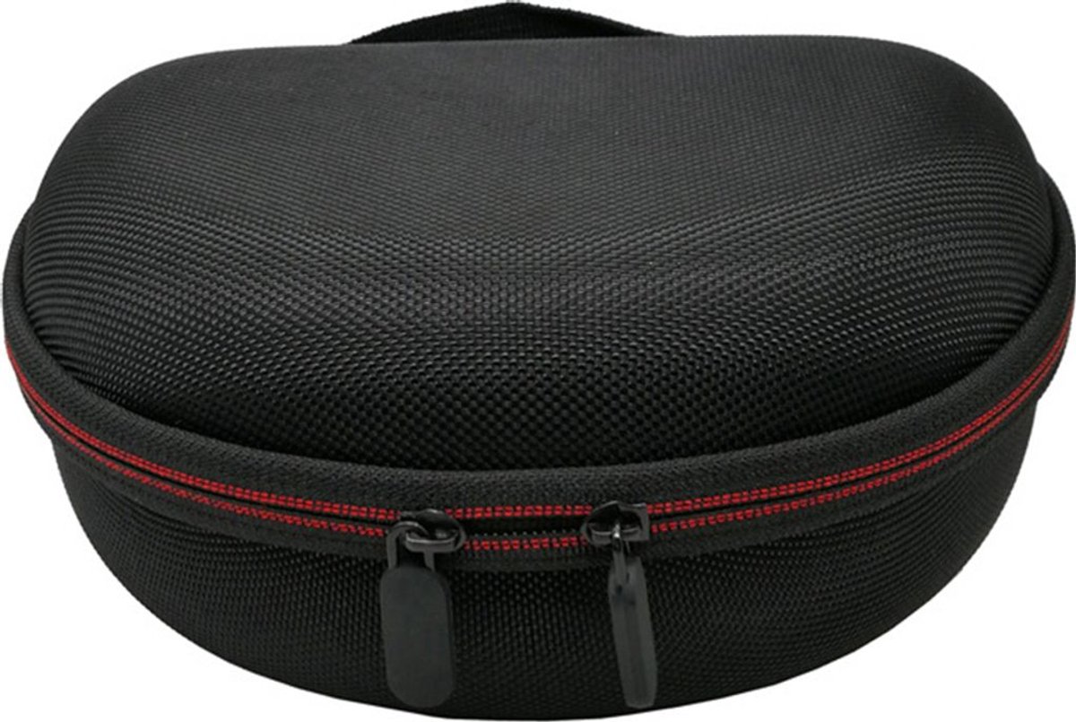 Opbergkoffer voor oordopjes, een harde reiskoffer, geschikt voor het opbergen van over-ear en oordopjes van merken zoals JBL, Beats, Maxell en Panasonic.