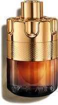 Azzaro Wanted Absolu eau de parfum fles met gouden dop en amberkleurige glazen body.