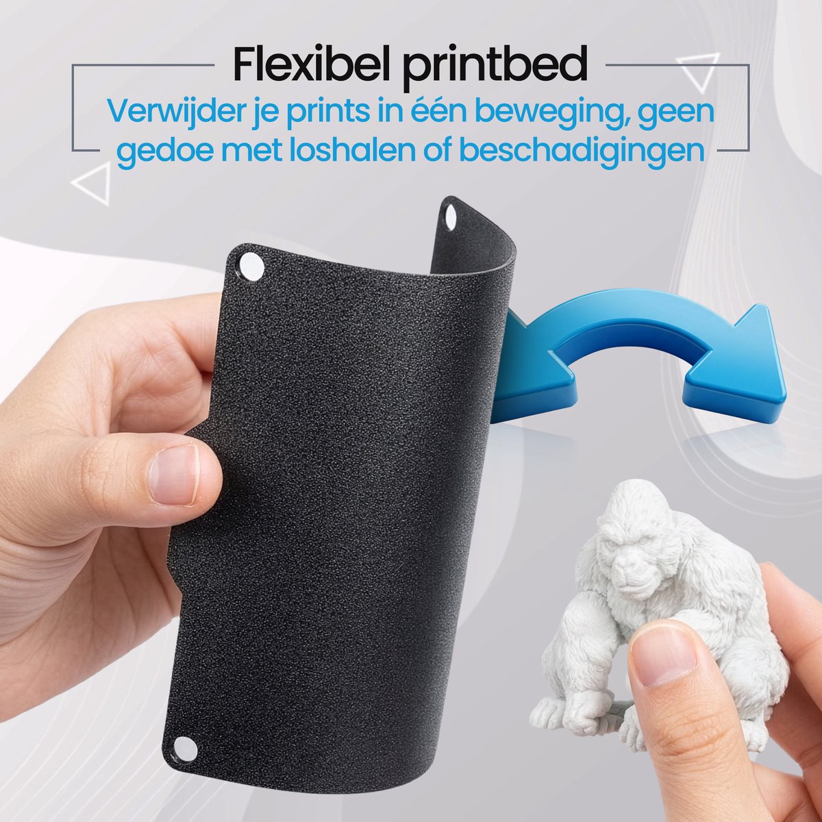 Asawa 3D Printer voor Beginners - Direct Printklaar - Compact en Stil - Inclusief PLA Filament — afbeelding 3
