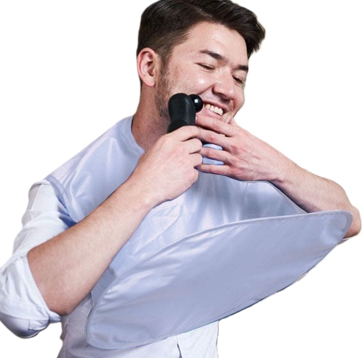 Allecto - Beard Apron - Nylon Schort voor Baardtrimmen - Ideaal voor Scheren - Voor Mannen - Hygiënisch Scheren - Baardverzorging - Geschikt voor T...