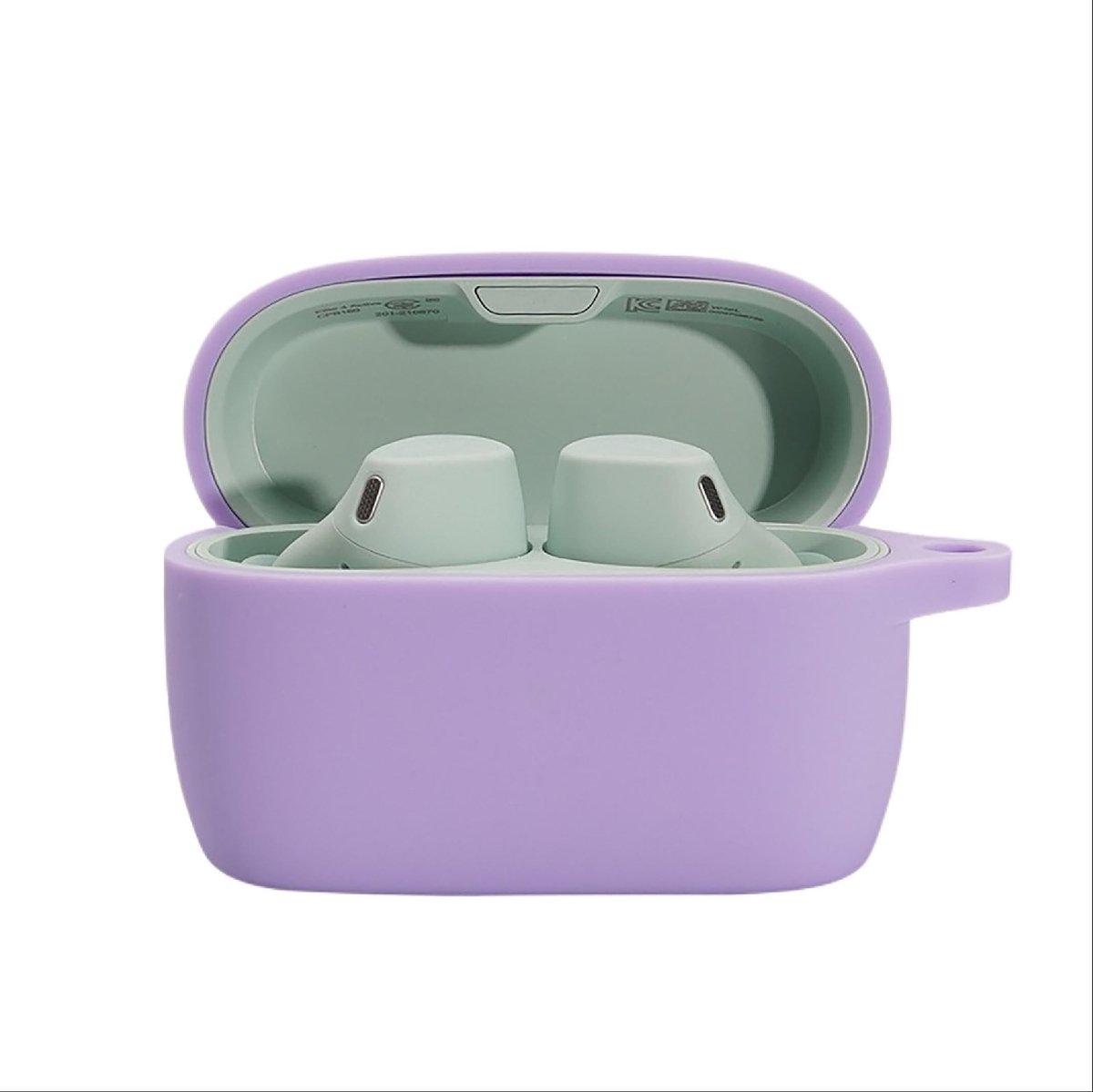 Allecto - Cilicone Hoes - Jabra 4 - Ultradun en zacht - Paars - Anti-Fall - Perfecte bescherming voor jouw oordoppen - Geschikt voor Jabra EL...
