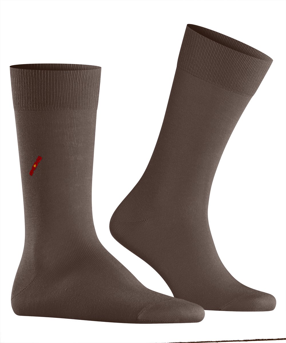 Burlington Brit Style gedessineerd katoen sokken heren bruin - maat 40-46