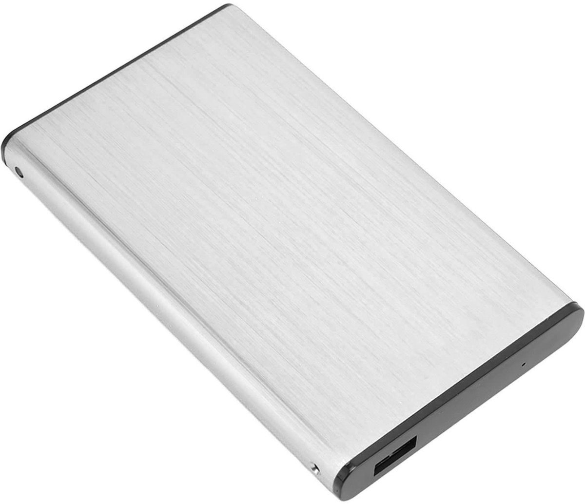 Allecto - 2,5 Externe Harde Schijf - Snelle Overdracht - Aluminium Behuizing - USB3.0 - Ideaal voor Opslag - 2TB - Geschikt voor SSD en HDD
