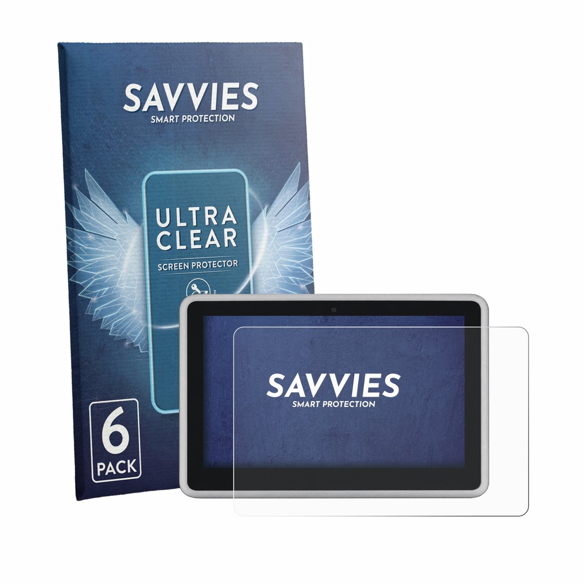Savvies - Screenprotector voor Victron Ekrano GX - Folie Beschermfolie transparant 6 Stuks