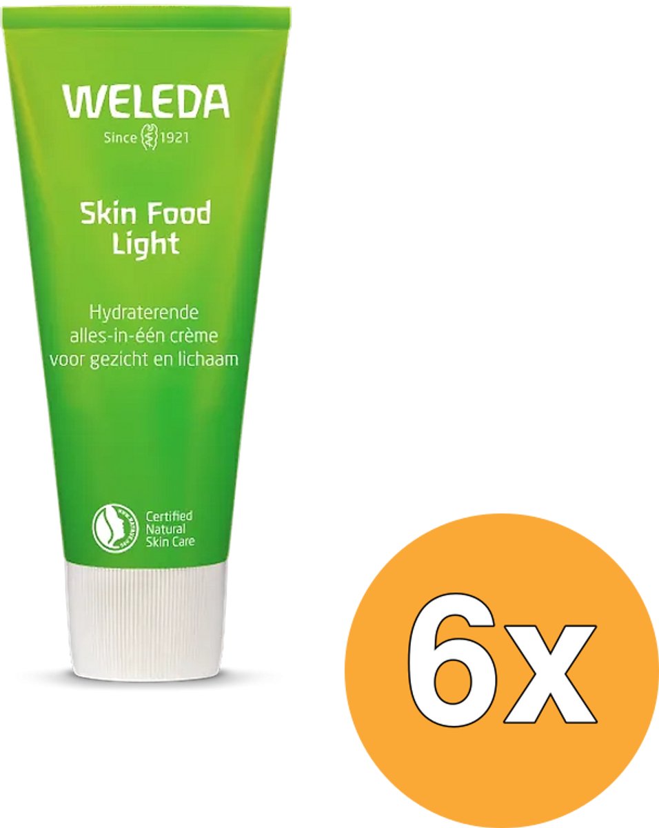 6x WELEDA Skin food light (75 ml)