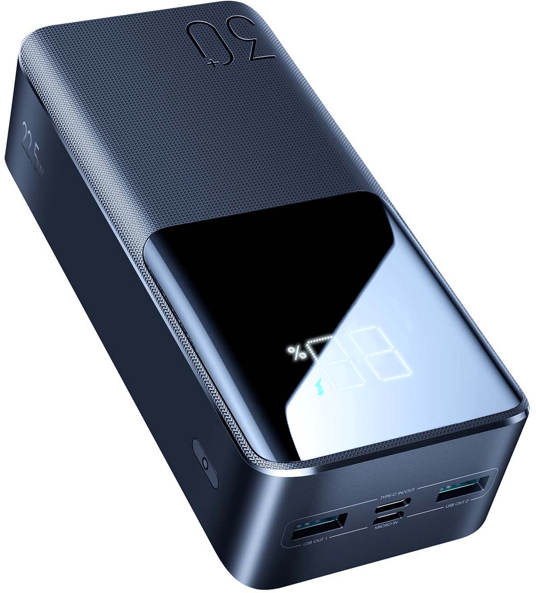 Joyroom Powerbank - Zwart - 15W - 30000mAh
