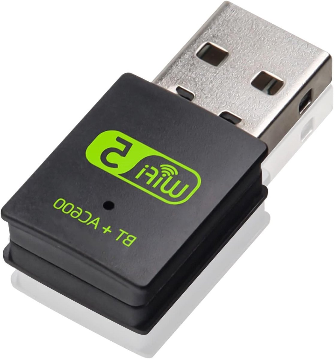 Wifi Bluetooth Adapter - Netwerkkaart USB - Internet Verbinding - Dual Band AC600 - 600 Mbps - Zwart