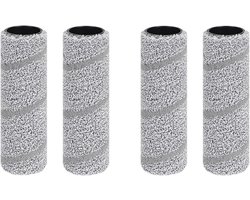 4 stuks Dweilrol dweildoek rolborstel compatibel met ECOVACS DEEBOT X11 X9 Pro Omni X8 Pro Omni T80 OMNI T80 Pro Omni T80S en Yeedi S14 Plus