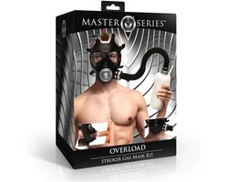 Gasmaskerset - Overload - Stroker - Zwart - Gas Masker Set Voor Ademspel