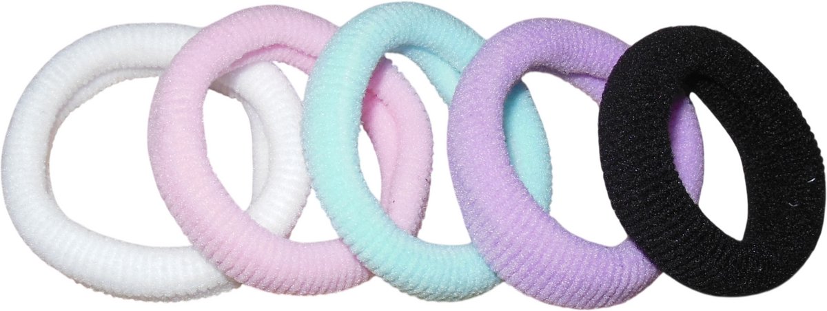 Badstof elastiek met ribbel verschillende kleuren