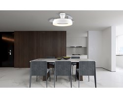 Trio - Plafondventilator VANSBRO - Wit - 106x106x29 cm