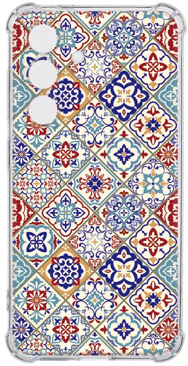 Flexibele back cover Samsung Galaxy S26 Plus Tiles Color Valbestendig