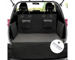PremiumAutodekens -Autodeken hond achterbank-Kofferbak beschermhoes hond-Beschermhoes Auto- Honden Deken Auto Kofferbak -Waterdicht - Antislip -103*184cm-Zwart-Huisdier speciale kam