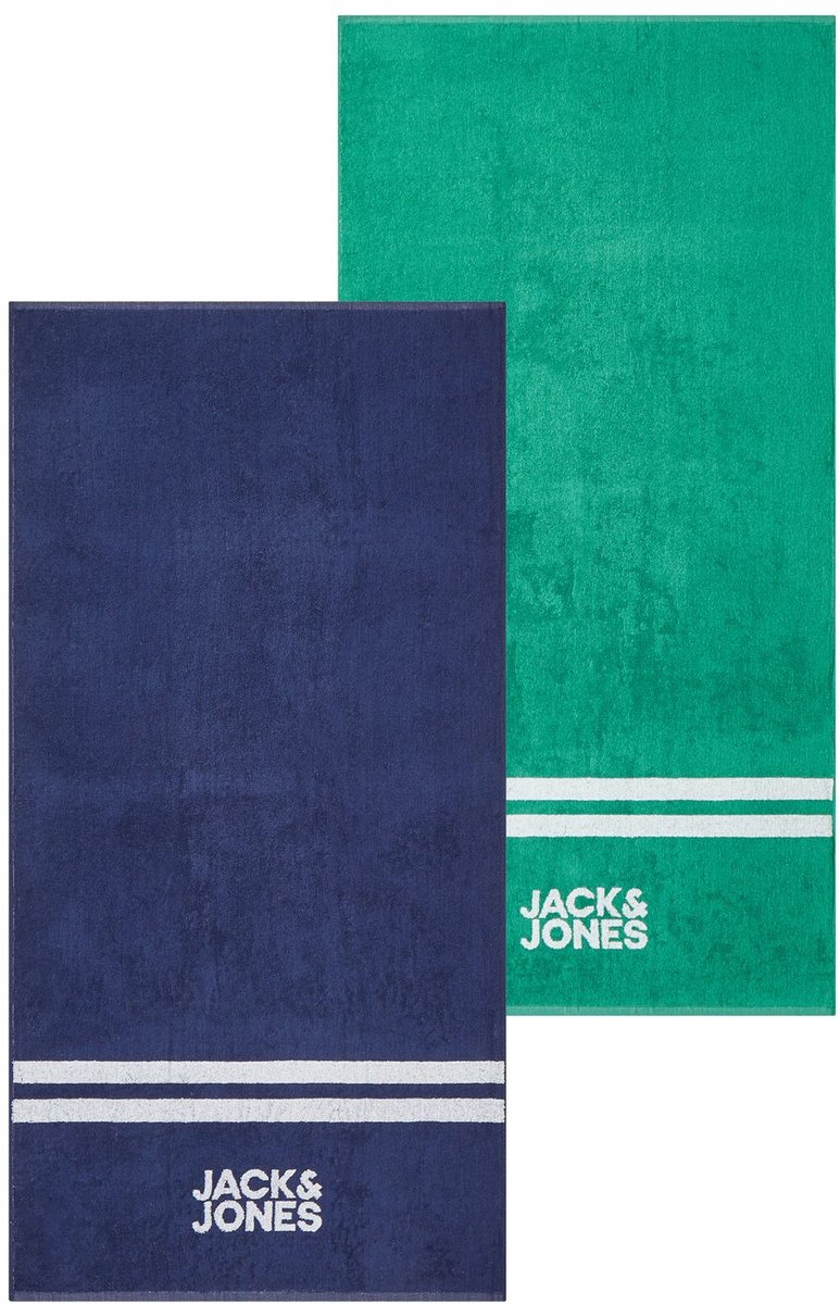 Jack & Jones JACCLUB Towel 2 Pack 80cm x 160cm badstof