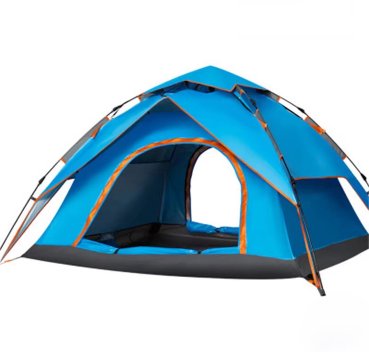 Webzon – Pop-up Tent 2-3 Personen 200x230x140 cm – Waterdicht 3000MM Automatische Kampeertent – Binnen 1 Minuut Opzetbaar – 210D Oxford – Festival, Strand, Camping & Outdoor – Muggengaas, Ventilatie & Draagtas – Blauw – foto 8
