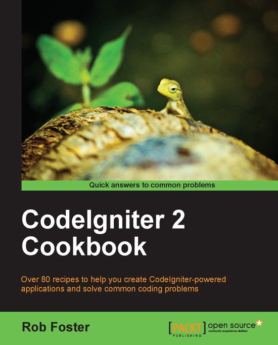 Codeigniter 2 Cookbook - cover