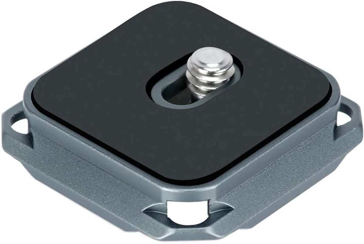 Snelwisselplaat - Camera Plaat - Statief Bevestiging - Lichtgewicht Aluminium - 38mm Vierkant