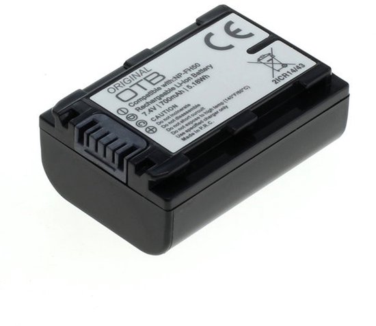 Sony NP-FH50 batterij 7.4V 700mAh Li-Ion accu vervangt NP-FH30 NP-FH50 voor Cyber-shot, DSLR, DCR, HDR camera’s