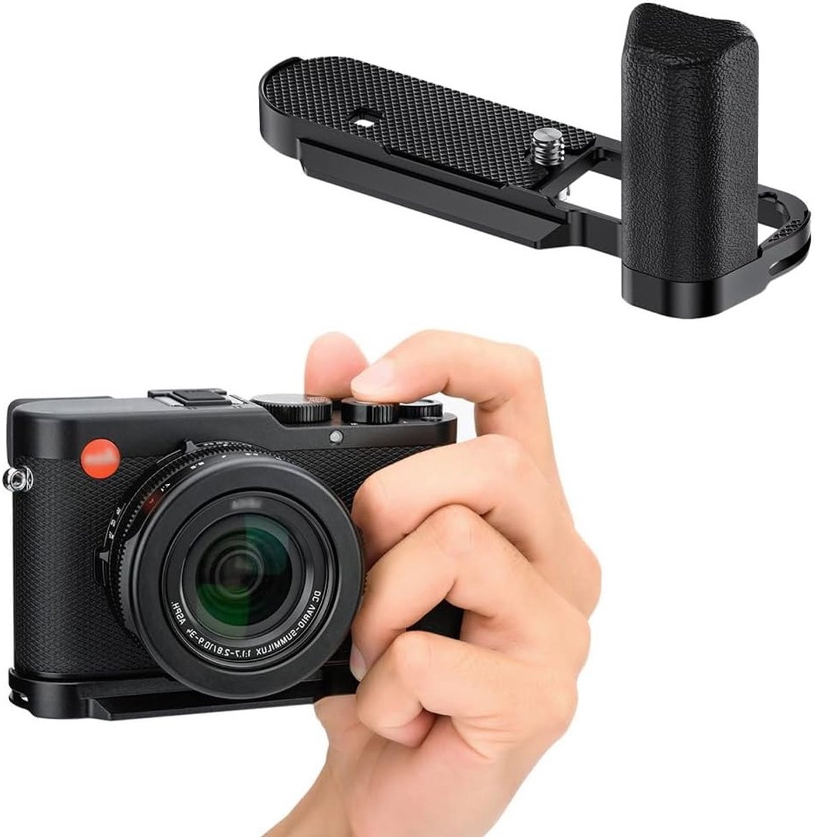 Metalen Camera Handgreep - Verticale Grip - Verbeterde Stabiliteit - Arca Zwitsers Snelkoppeling - 13.1 x 6.6 x 5.2 cm