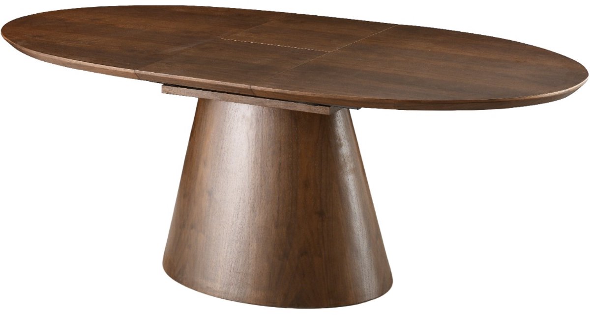 Eettafel Lino uitschuifbaar - 160-200cm Walnoot bruin- Zetelsenbedden
