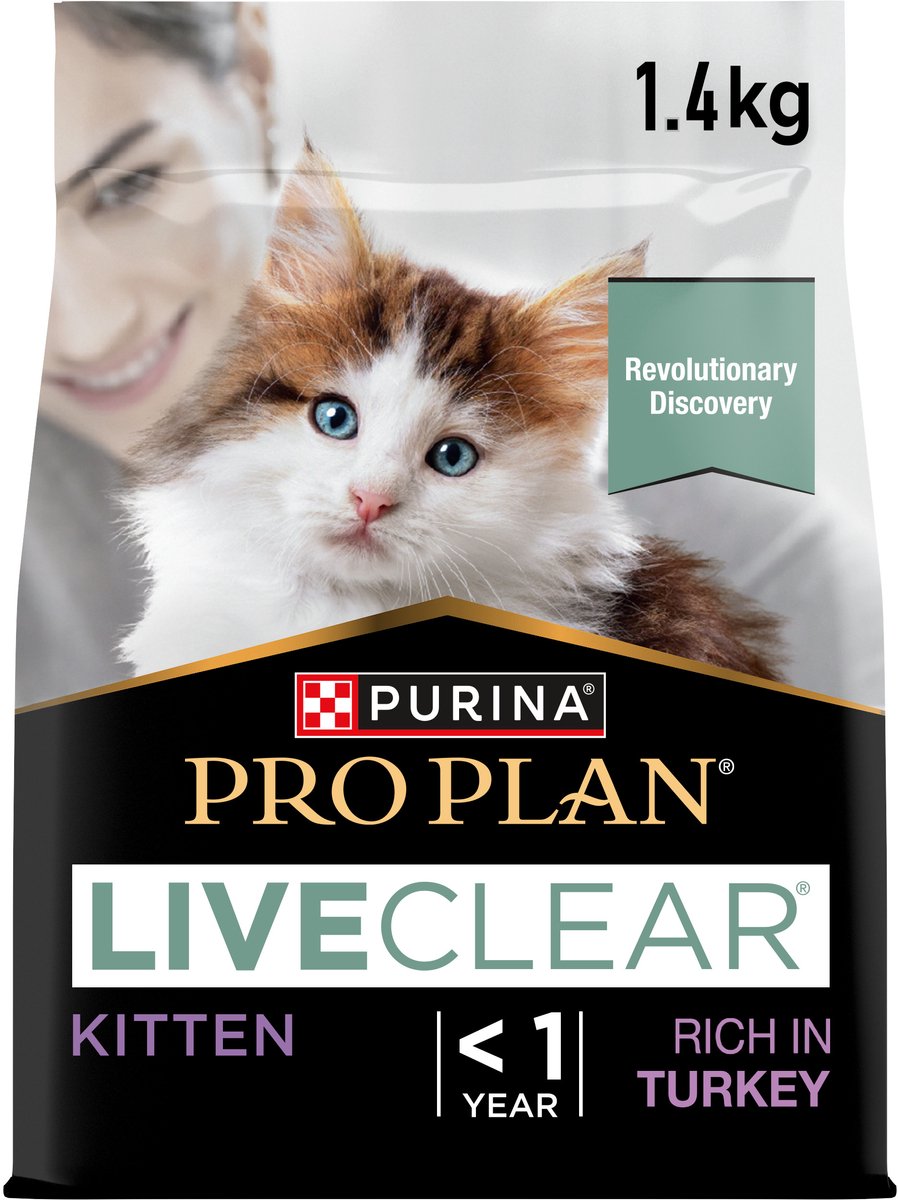 Pro Plan Pro Plan Cat Liveclear - Kitten-Kattenvoer - 6 x Kalkoen 1.4 kg