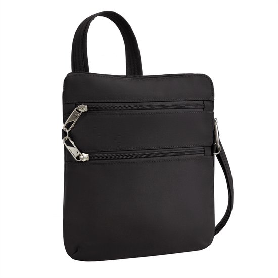 Sacoche Anti-Vol Sous-Aisselle – Nylon Imperméable – 56x28cm – Portable – Voyage, Randonnée, Sport – Homme/Femme