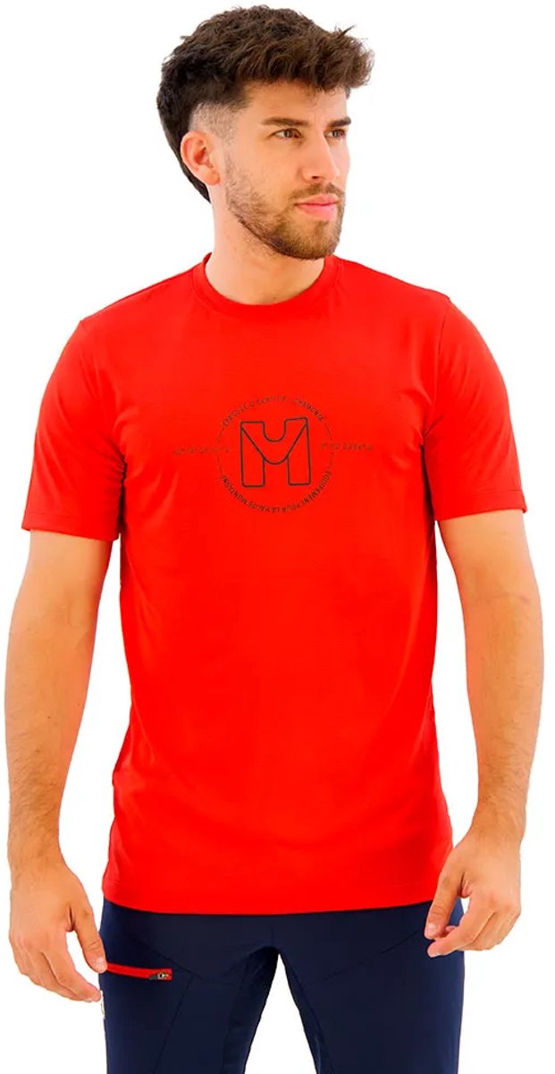 Millet Ubic Light T-shirt Met Korte Mouwen Rood 2XL Man