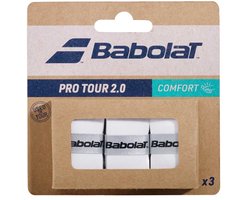 Babolat Pro Tour 2.0 X3 - Overgrip - Tennisgrip - Padelgrip - Wit