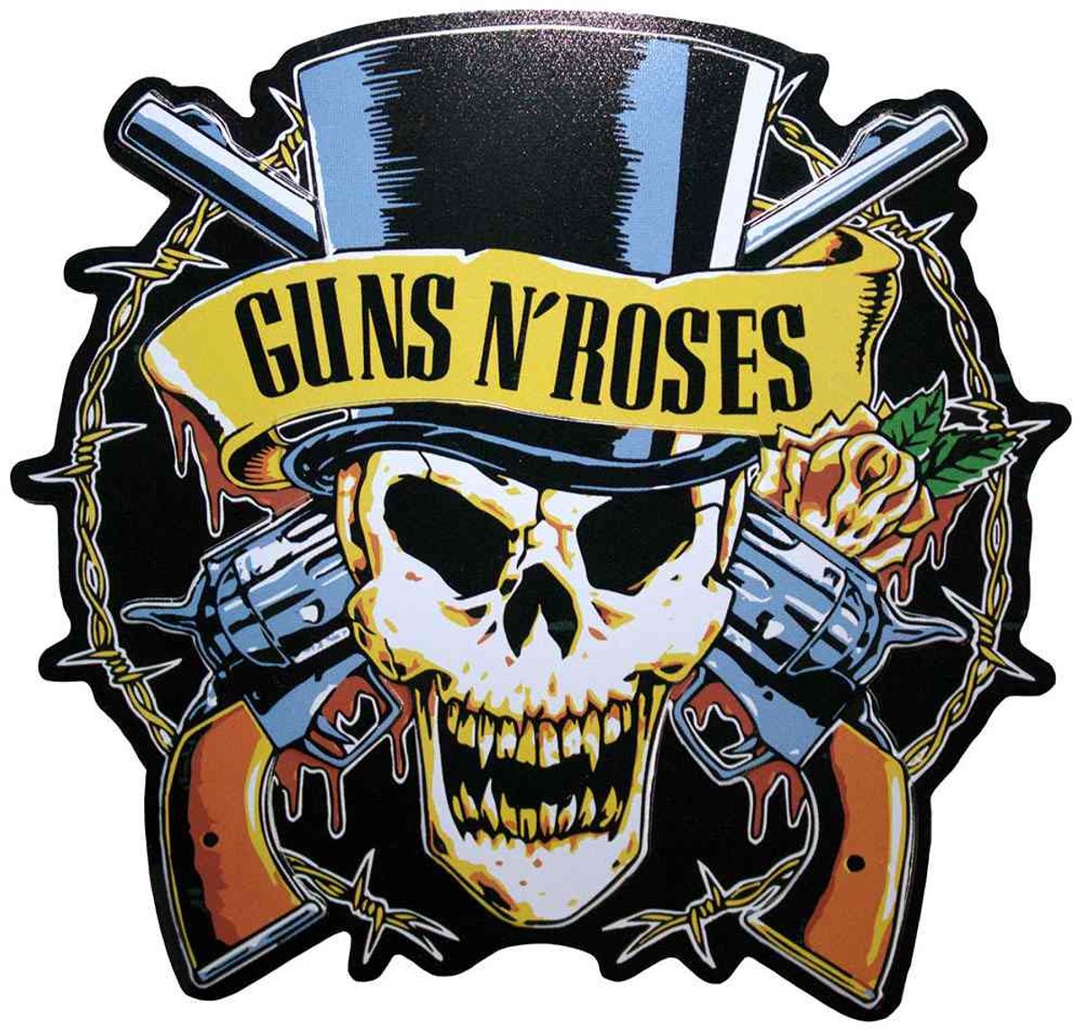 Guns N' Roses - Top Hat Koelkastmagneet - Multicolours
