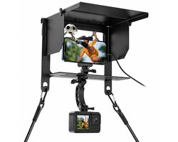 Cellphone Fence Mount Shade – Alles-in-één Bevestigingskit voor Mobiele Telefoons en Actiecamera's, Ideaal voor het Opnemen van Honkbal, Voetbal en Tennis Wedstrijden