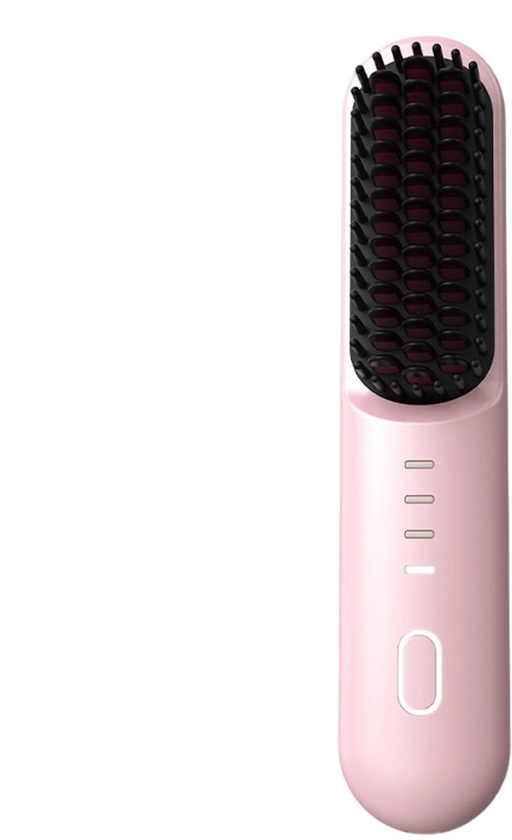carmdering - Stijltang - Opvouwbare Stijltang - Draadloze Stijltang - 5000 mAh, 30W, USB oplaadbaar - Hittebestendig, geschikt voor alle haartypes - Lichtgewicht (310g), 20×4,5×3 cm - Perfect voor reis, thuis en feestjes - Roze