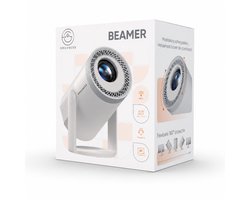 Organess Beamer - Home Cinema - 8k ondersteunend - Projector - Android 14.0 - WiFi 6 & Bluetooth 5.4 - Projector Scherm - Wit