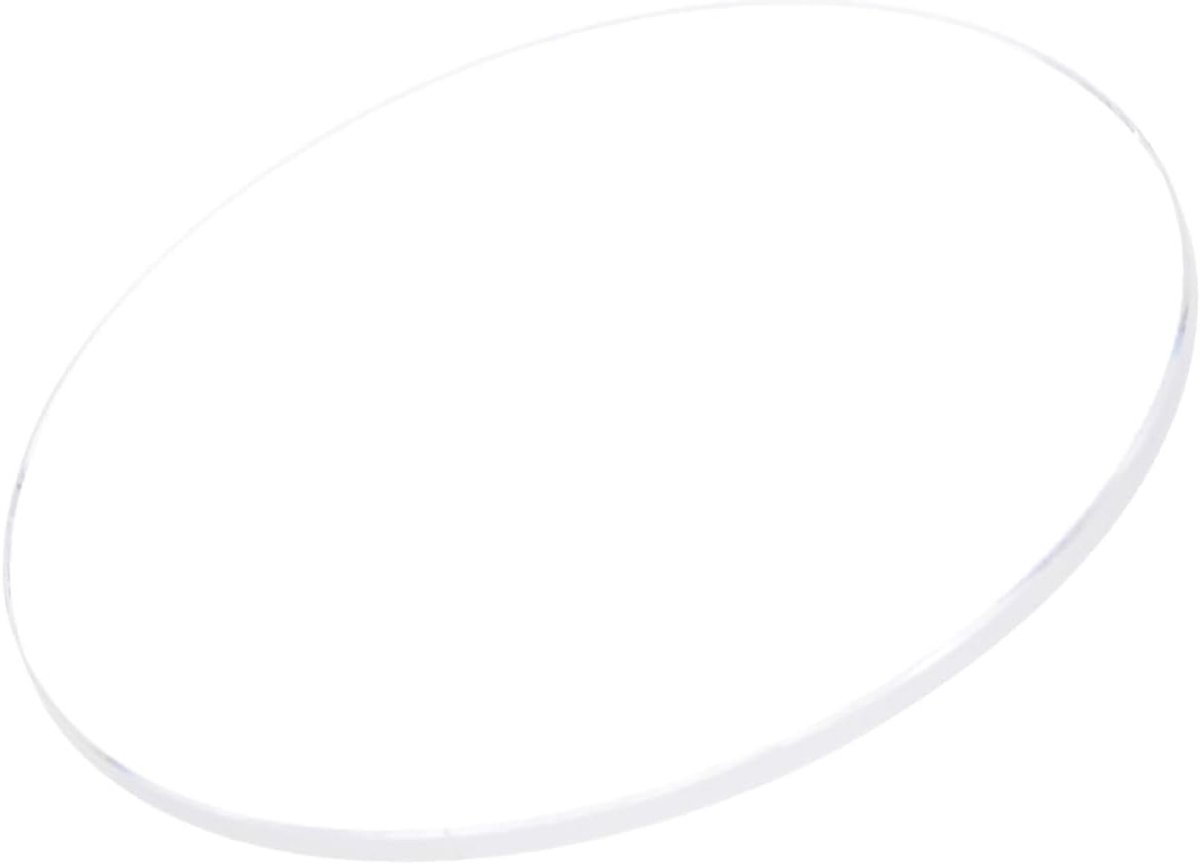 Ronde platte mineraal glazen horlogeglas vervanging, 27mm diameter, ultra-dun ontwerp voor horlogemakers en doe-het-zelf reparaties, 0.8mm dikte