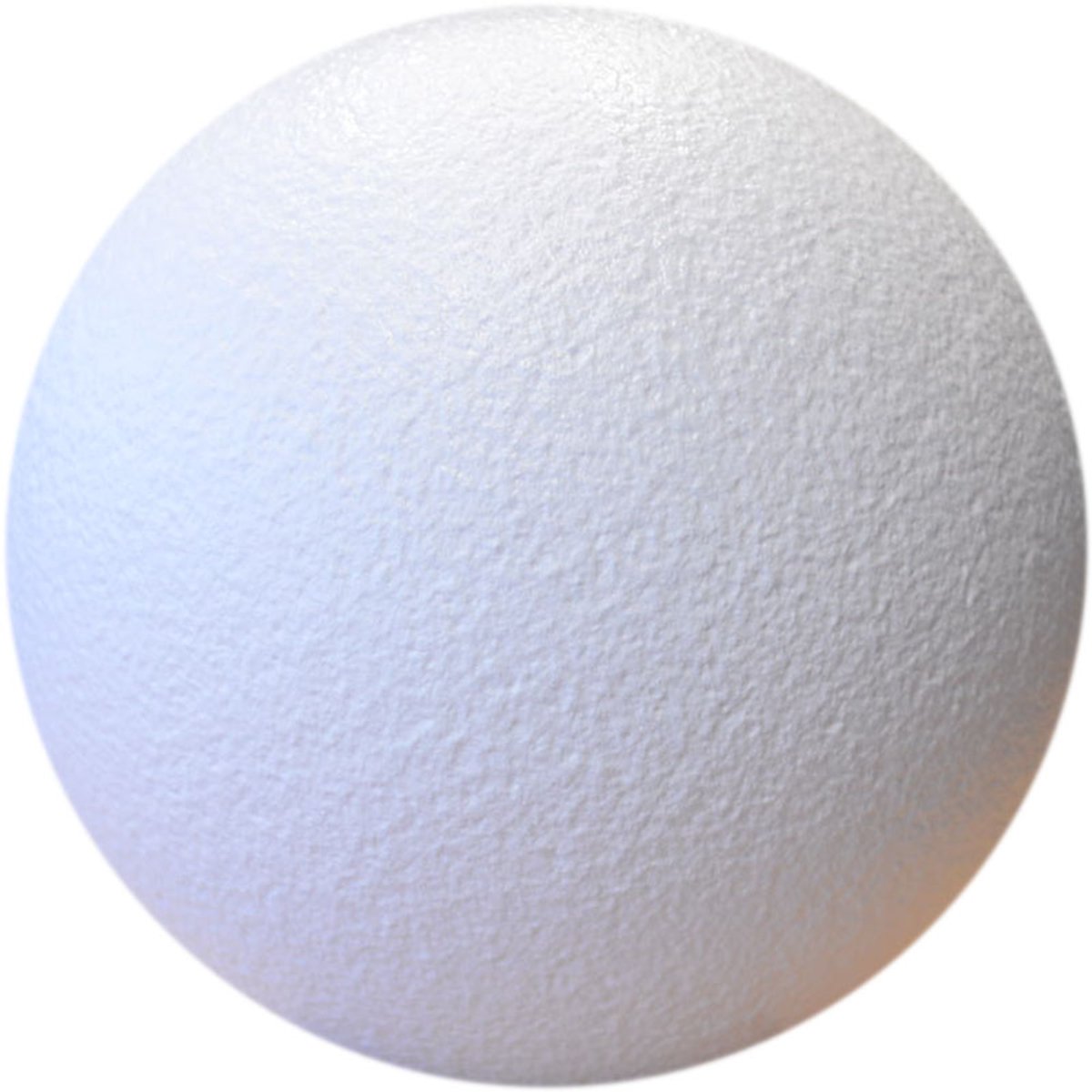 Foambal 'Trefbal' Met Huid 18 cm Wit