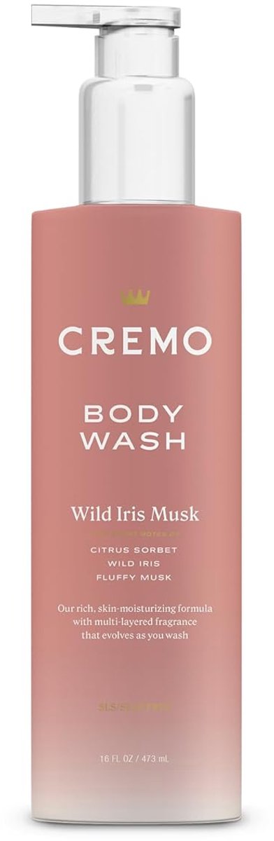 Cremo Wild Iris Musk Huidhydraterende Body Wash - met geurnoten van citrussorbet, wilde iris en zachte musk. - 473ml