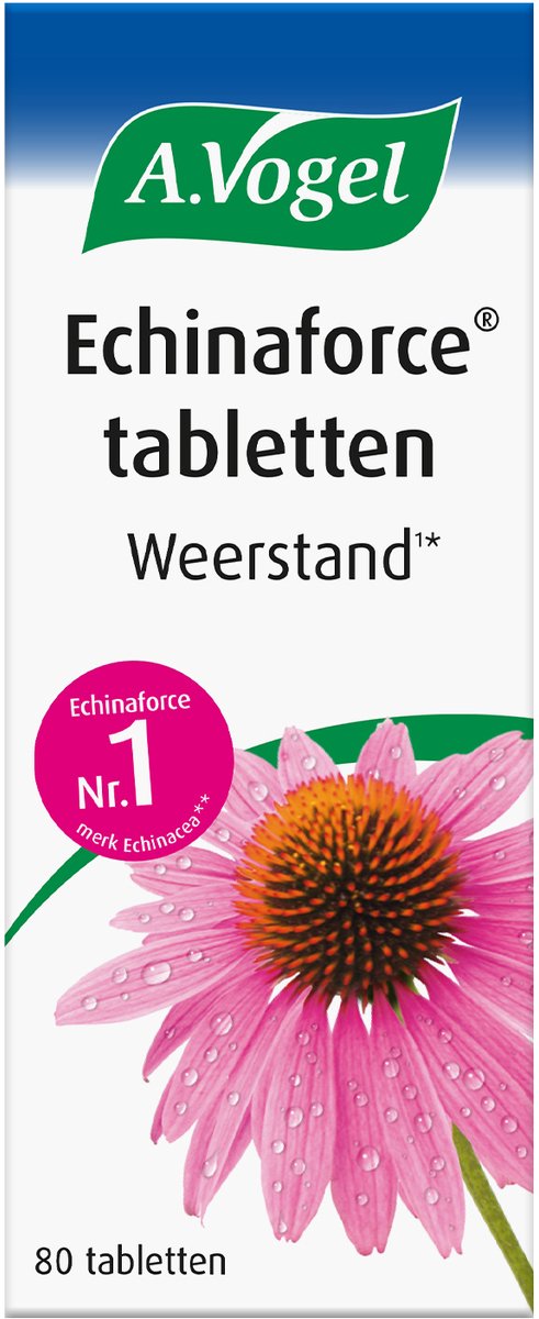 Bol.com A.Vogel Echinaforce tabletten - Ondersteunt de weerstand - 80 st aanbieding