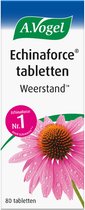 A. Vogel Echinacea tabletten verpakking met een roze echinacea bloem, met de tekst 'Echinacea Nr. 1 merk'.