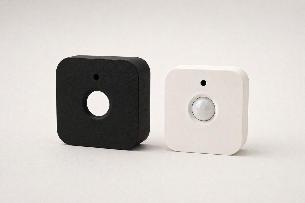 Philips Hue bewegingssensor cover zwart – Strakke kap voor Hue Motion sensor – Minimalistisch design accessoire