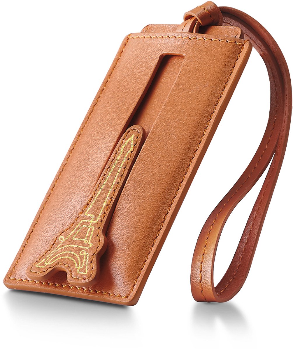 Sheaffer Bagagelabel - EMILY IN PARIS leer Oranje - SF-ACLG2315