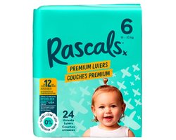 Rascal+Friends Baby Luiers maat 6, 16+ kg (24 stuks)
