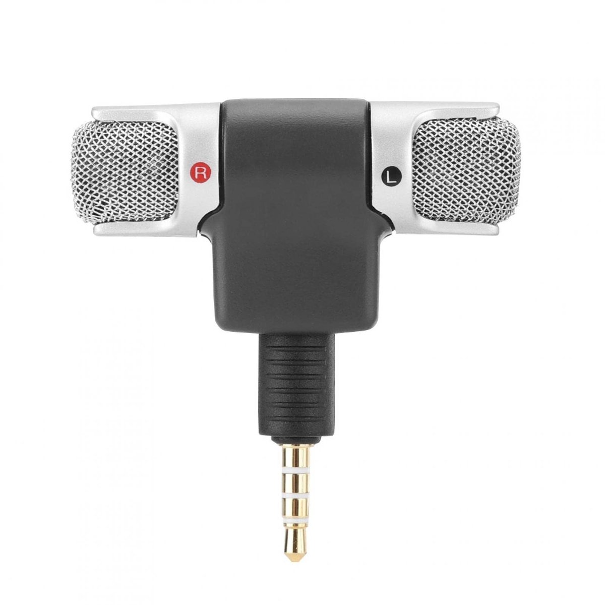 Allecto - Minimicrofoon - Draagbare microfoon - Compact en lichtgewicht - Externe microfoon - Ideaal voor opnemen - Geschikt voor smartphones en pc's