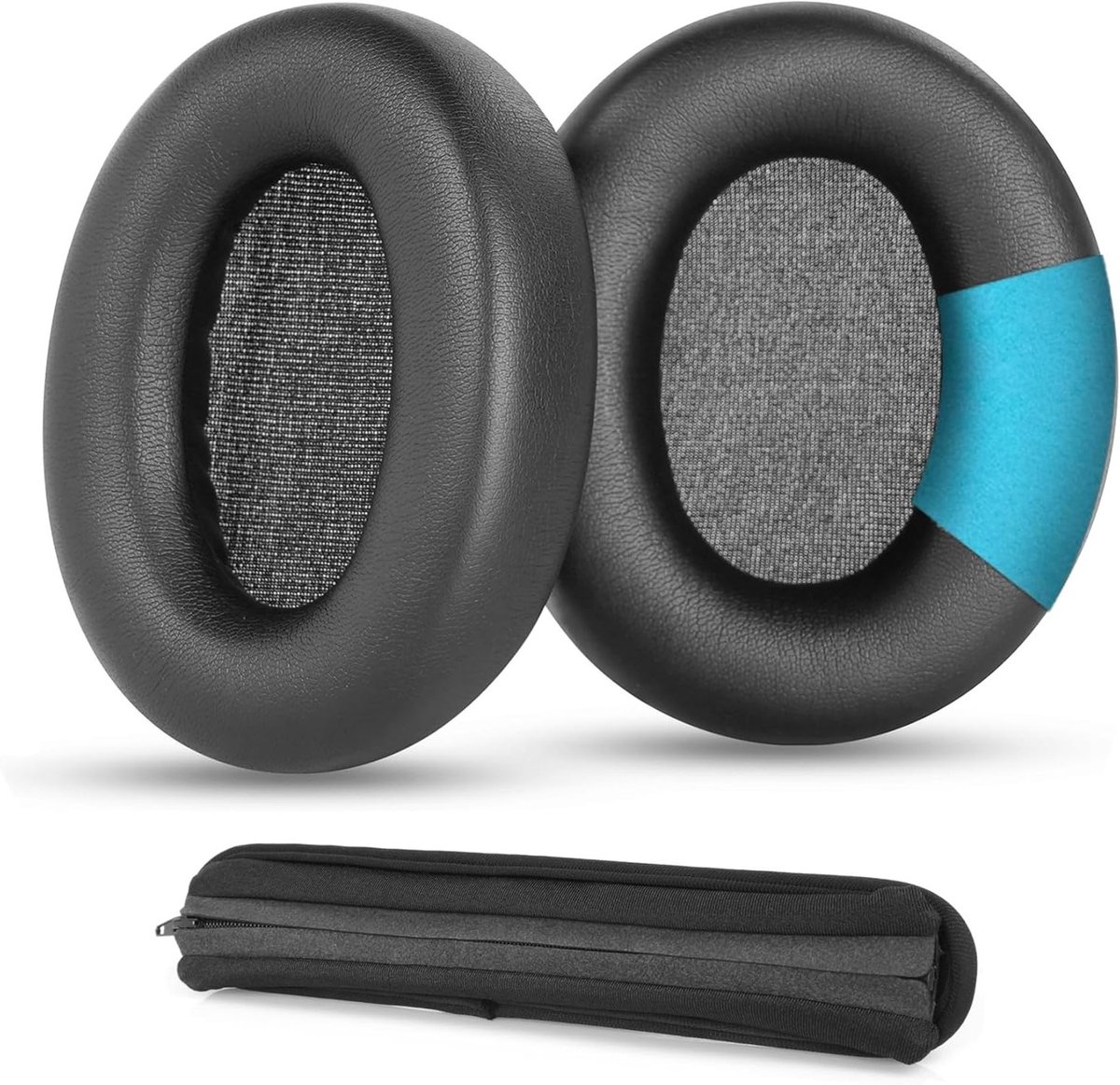 Vervangende oorkussens voor Ausdom M05 M06 ANC7 koptelefoons - Zachte memory foam met hoge dichtheid voor optimale geluidsisolatie en comfort