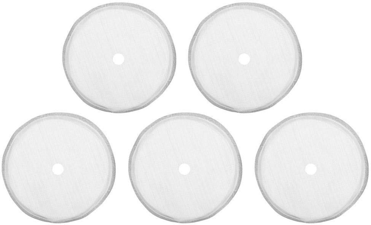 Allecto - Koffiefilter - RVS - Geschikt voor French Press - 80 Mesh - Ideaal voor 350ml - Duurzame kwaliteit - Voor koffieliefhebbers