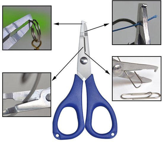 ONF3 - Blauwe Viskniptangen - Multifunctioneel voor Vissers - Snijden en Knijpen - Handgereedschap - Openen van Haken - Geschikt voor Visuitrust... — afbeelding 3