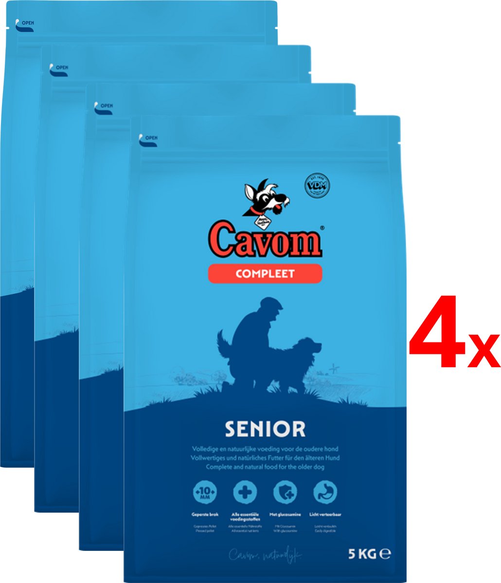 Cavom Cavom Compleet - Senior - Hondenvoer - 5kg
