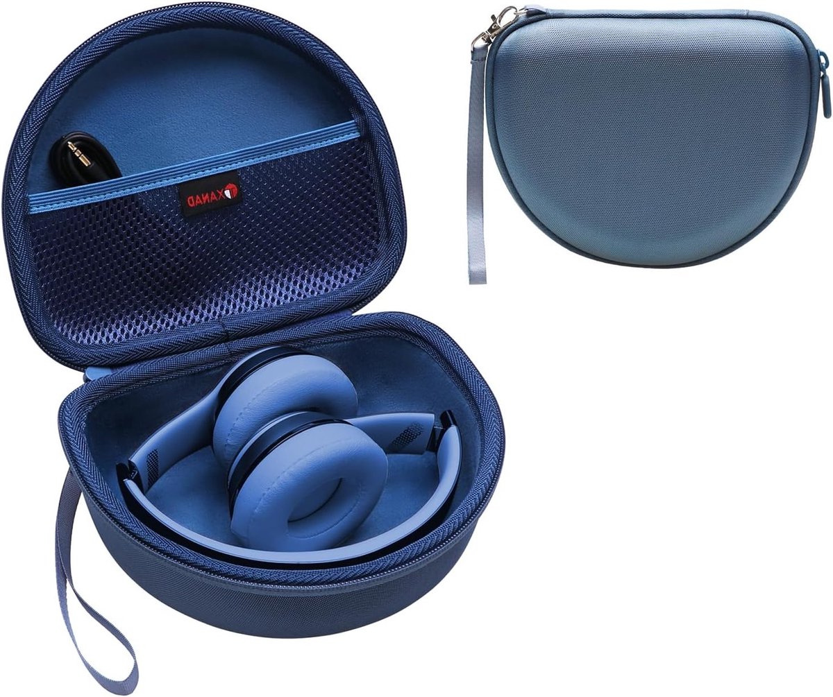 Hoofdzakelijk Hoofdtelefoon Case voor JBL Tune 510BT, 520BT, 760 NC, 660 BTNC, 710 BT en Live 460NC - Beschermende Opbergtas voor Draadloze On-Ear Hoofdtelefoons (Blauw)