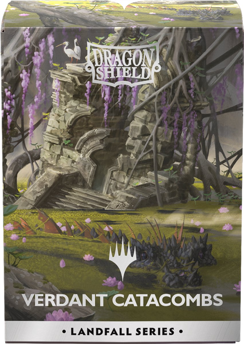 Dragon Shield kaartenhoesjes Magic the Gathering Landfall Verdant Catacombs 100 stuks.