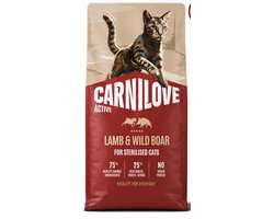 CARNILOVE LAMB/WILD BOAR STERI 6KG