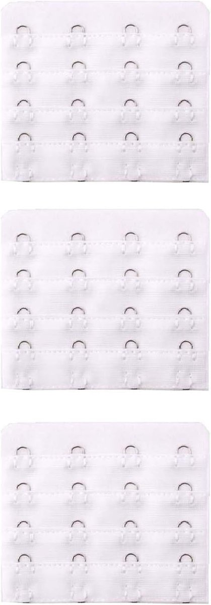 Comfortabele Beha Bandverlengers - 3 Stuks, 3 Haakjes voor Extra Ruimte en Pasvorm